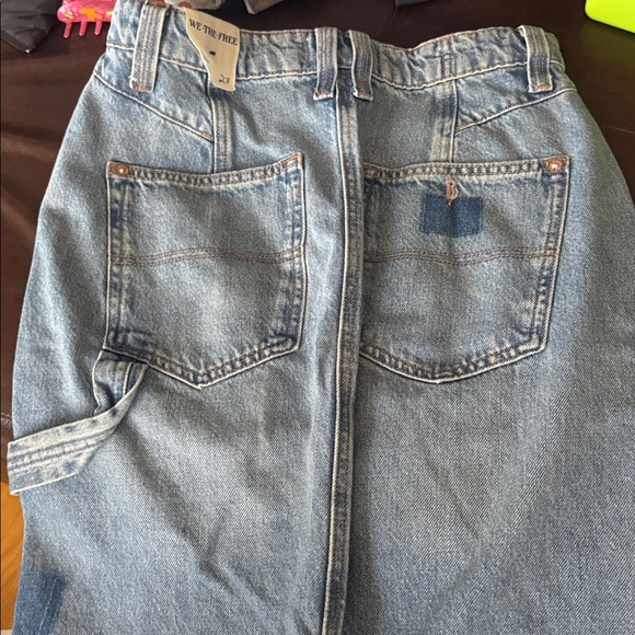 We The Free Francisco Denim Maxi Skirt Size 27 - Picture 9 of 11
